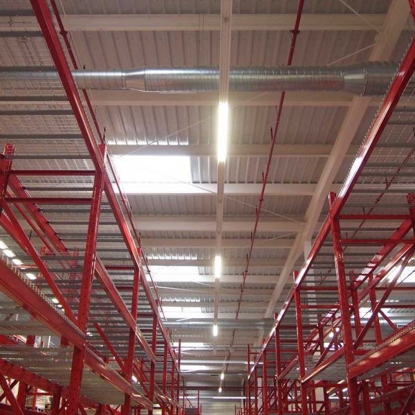 Pintura de Nave industrial contra el fuego