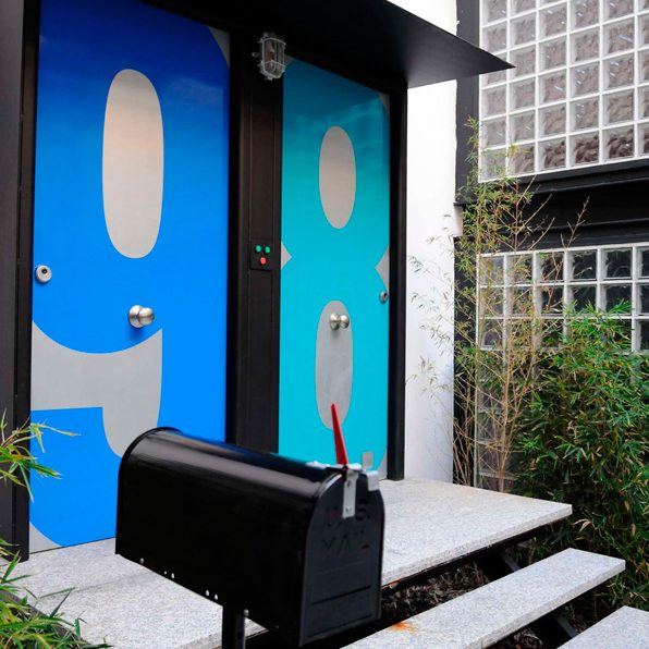 Entrada Residencial Cine Dore diseño