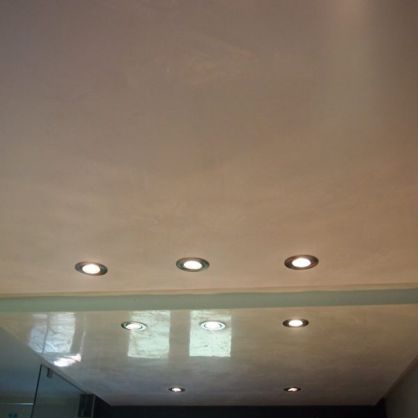 Techo de estuco en unifamiliar Mallorca